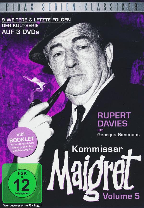 Kommissar Maigret - Volume 5 Pidax Serien-Klassiker, s/w, 3 DVDs