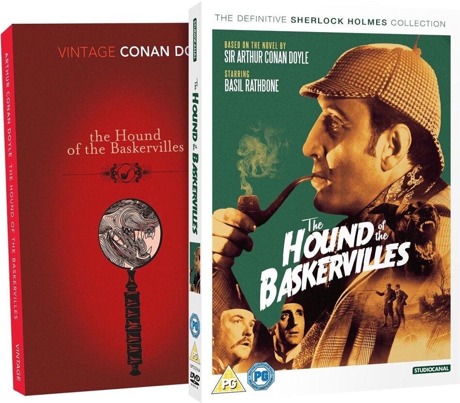 The Hound Of The Baskervilles (1939) s/w, DVD + Buch
