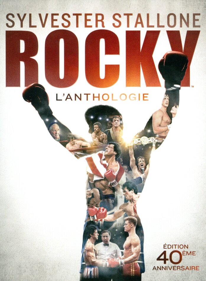 Rocky - L'Anthologie Édition 40ème Anniversaire, 6 DVD