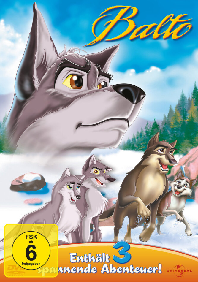 Balto 1-3 3 DVDs