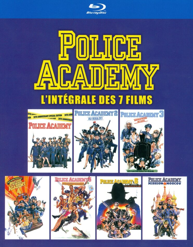 Police Academy - L'intégrale des 7 films 7 Blu-rays