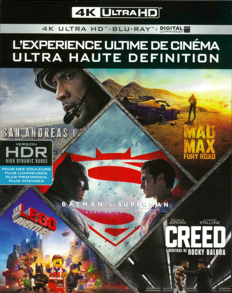L'Experience Ultime de Cinéma Ultra Haute Definition 5 4K Ultra HDs + 5 Blu-ray
