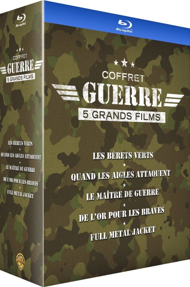 Coffret Guerre - 5 Grands Films (2016) 5 Blu-rays