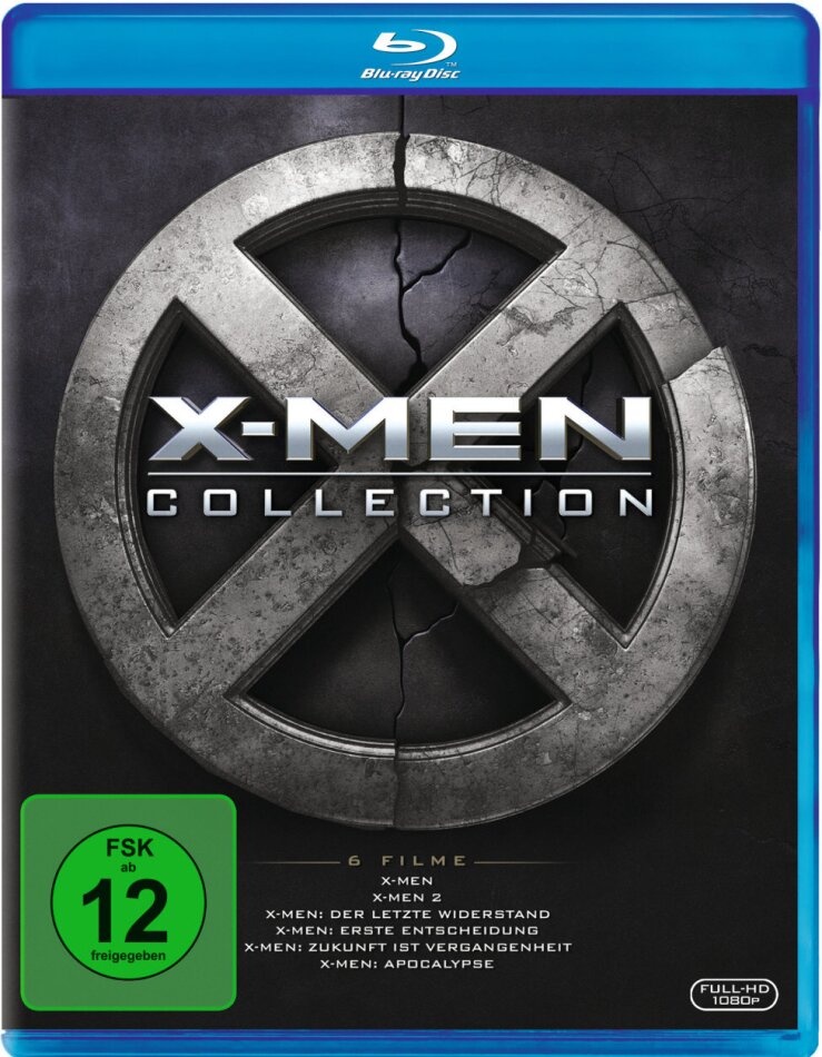 X-Men Collection - 6 Filme 6 Blu-rays