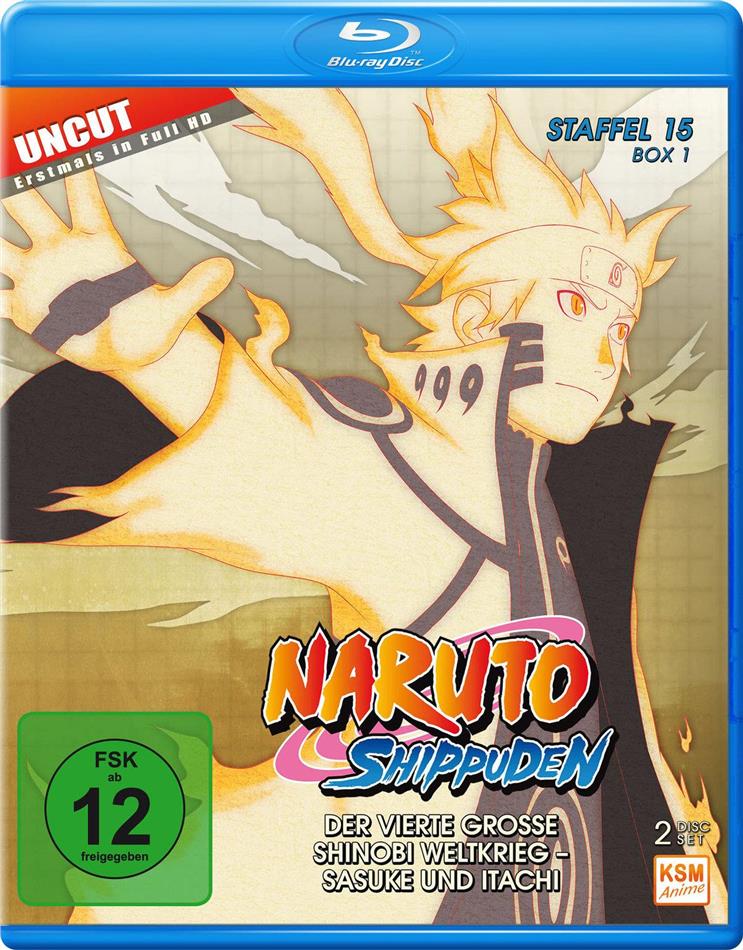 Naruto Shippuden - Staffel 15 Box 1 Uncut, 2 Blu-rays