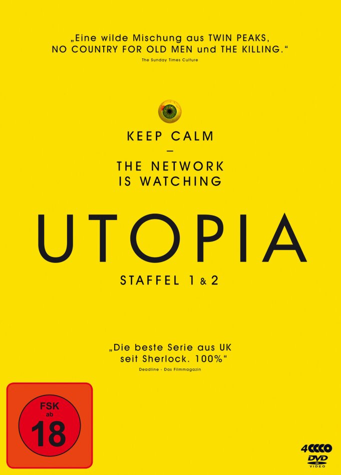 Utopia - Staffel 1 & 2 4 DVDs