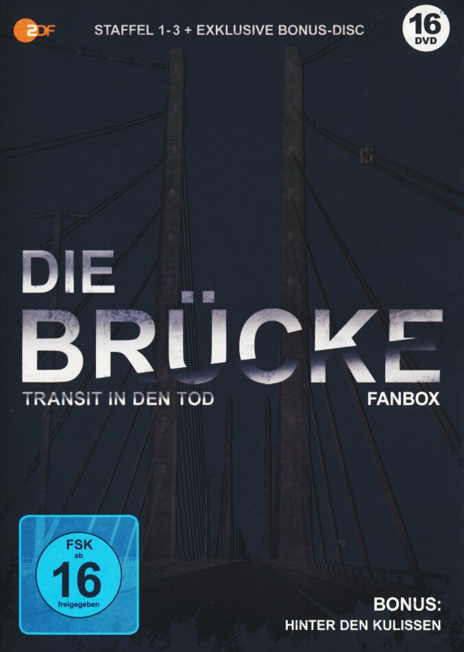 Die Brücke - Transit in den Tod - Staffel 1 - 3 Fanbox, 16 DVDs