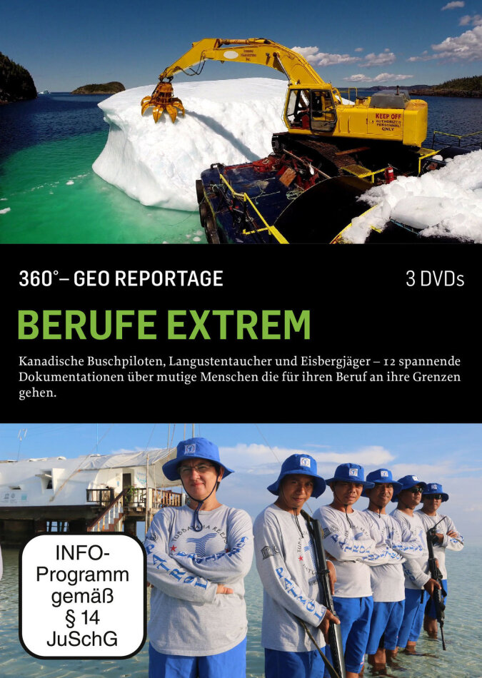 Berufe extrem - 360° - GEO Reportage Arthaus, 3 DVDs
