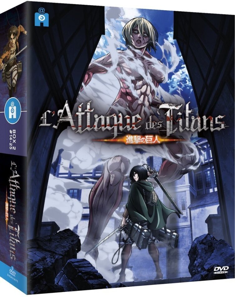 L'attaque des Titans - Box 2 - Épisodes 14 à 25 3 DVDs