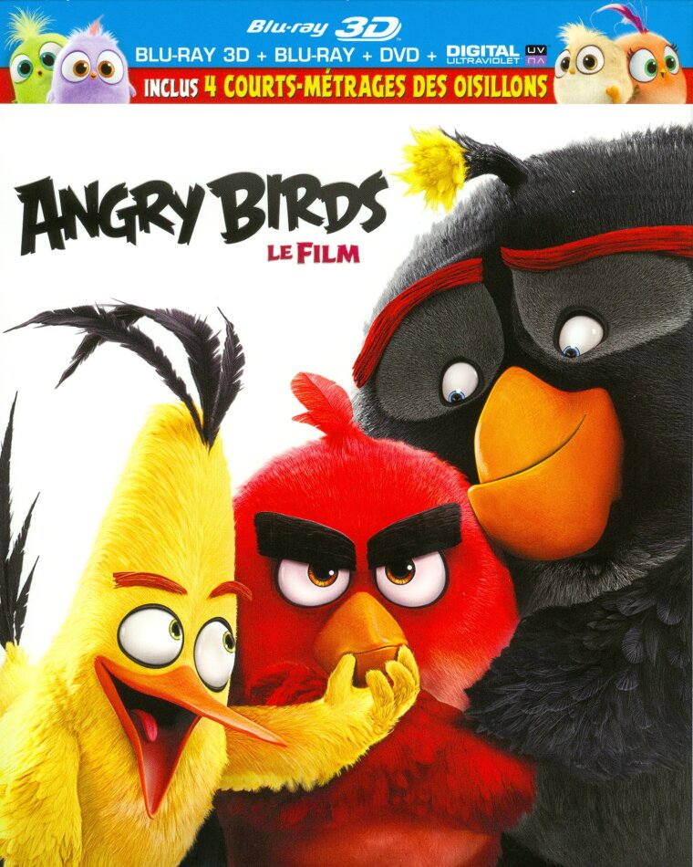 Angry Birds - Le film (2016) Blu-ray 3D + Blu-ray + DVD