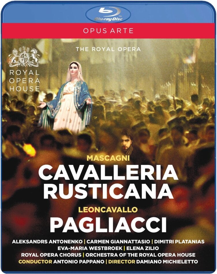 Orchestra of the Royal Opera House, Sir Antonio Pappano & Aleksandrs Antonenko - Leoncavallo - I Pagliacci / Mascagni - Cavalleria Rusticana Opus Arte, 2 Blu-rays
