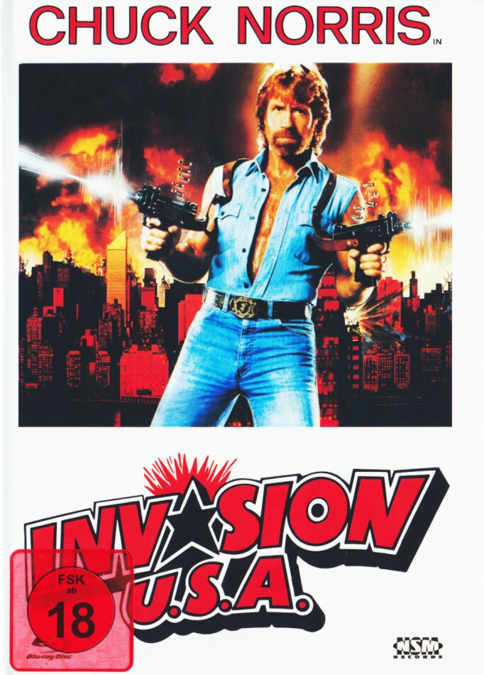 Invasion U.S.A. (1985) Cover B, Limited Edition, Uncut, Mediabook, Blu-ray + DVD