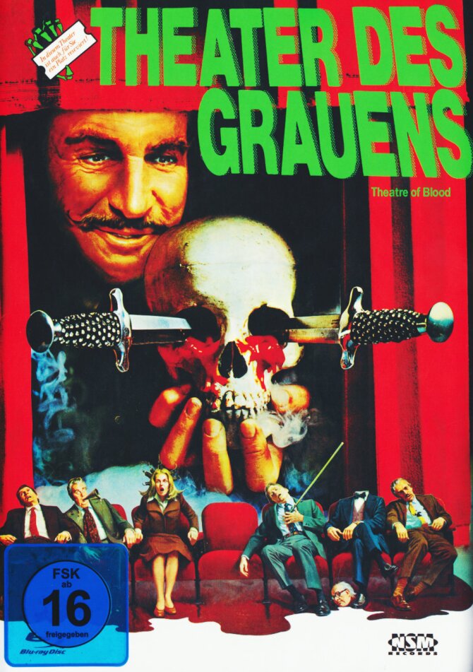 Theater des Grauens (1973) Cover B, Mediabook, Blu-ray + DVD