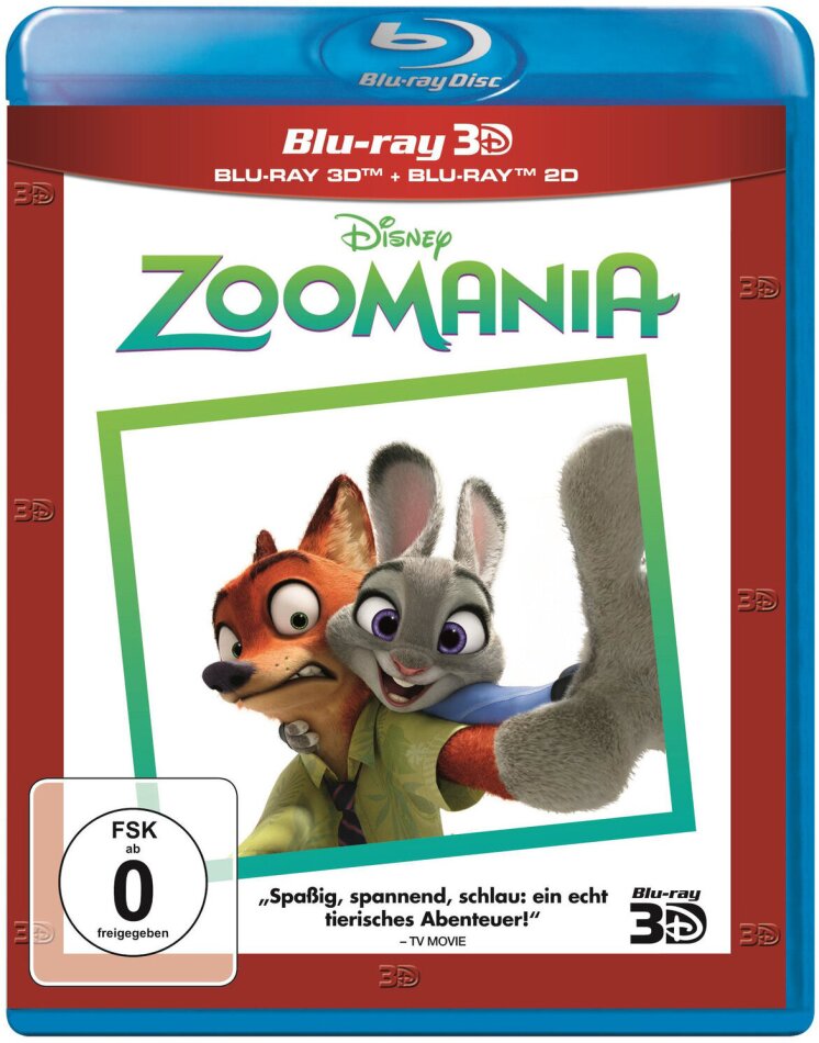 Zoomania (2016) Blu-ray 3D + Blu-ray