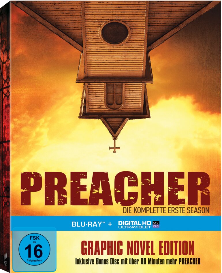 Preacher - Staffel 1 Hardcover-Comic , Limited Edition, 4 Blu-rays + Buch