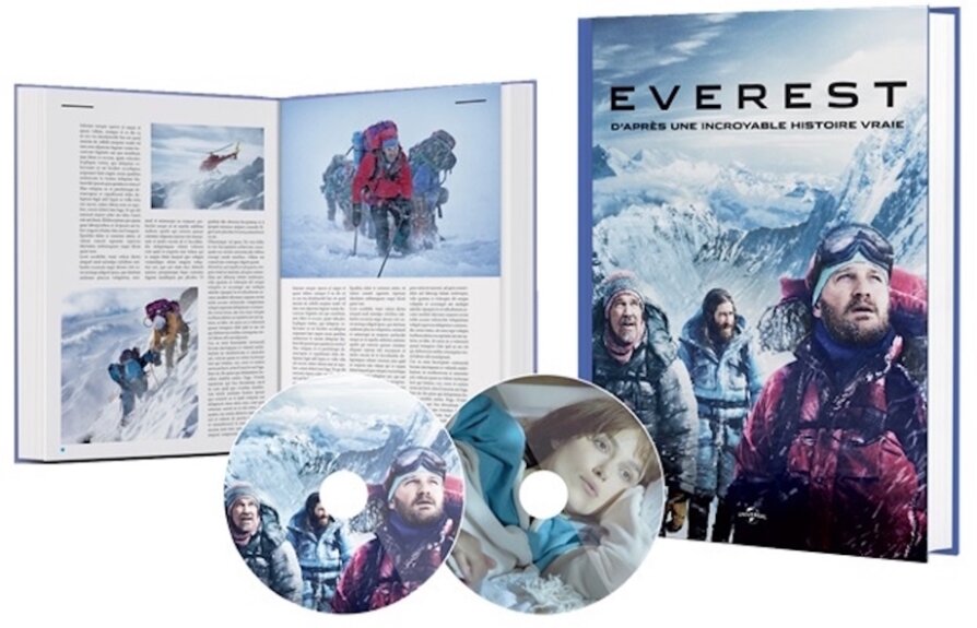 Everest / Meru Limited Edition, 2 DVDs + Buch