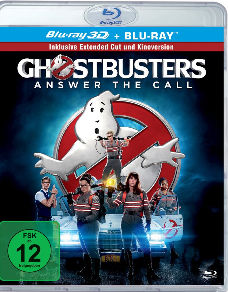 Ghostbusters (2016) Extended Edition, Kinoversion, Blu-ray 3D + Blu-ray