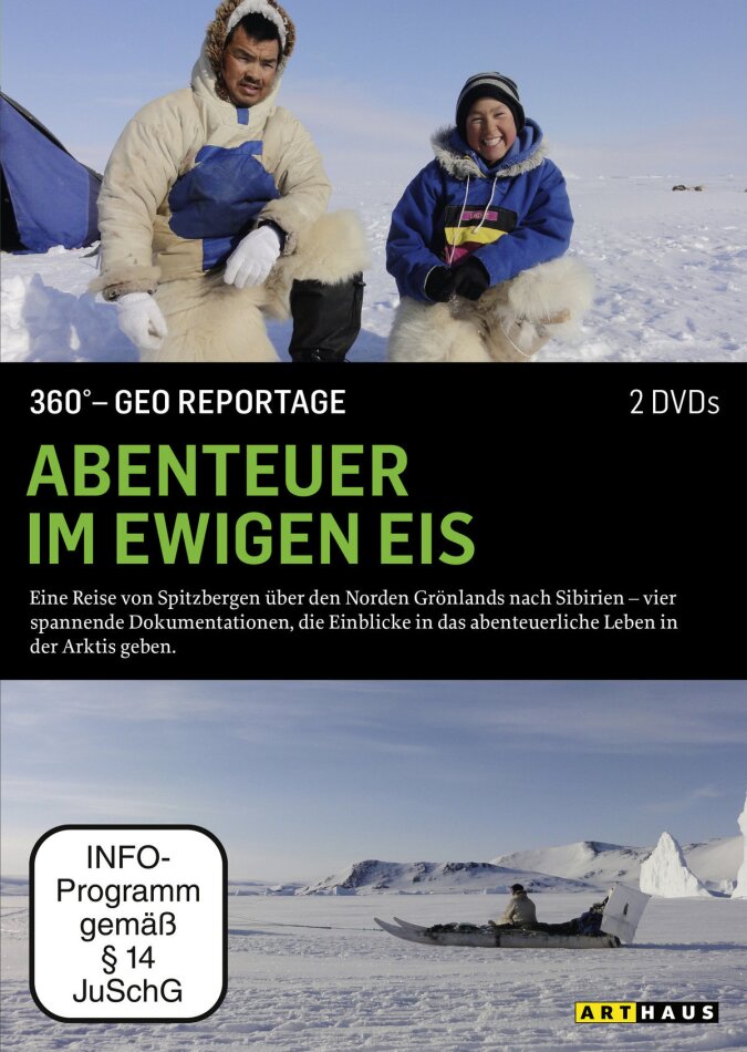 Abenteuer im ewigen Eis 360° - GEO Reportage, Arthaus, 2 DVDs