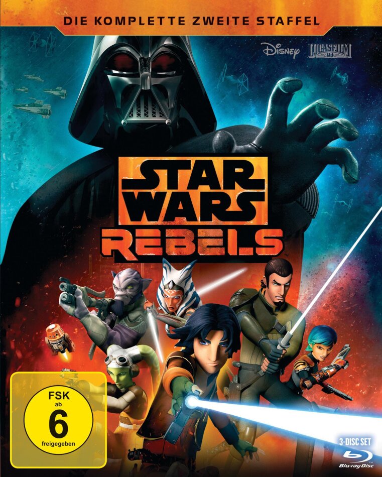 Star Wars Rebels - Staffel 2 3 Blu-rays