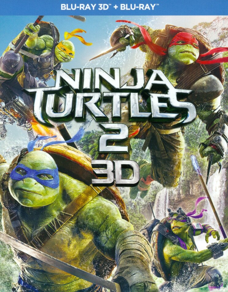 Ninja Turtles 2 (2016) Blu-ray 3D + Blu-ray