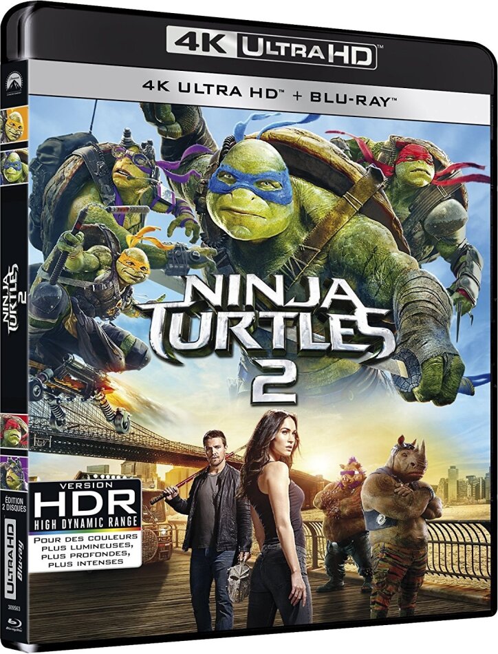 Ninja Turtles 2 (2016) 4K Ultra HD + Blu-ray