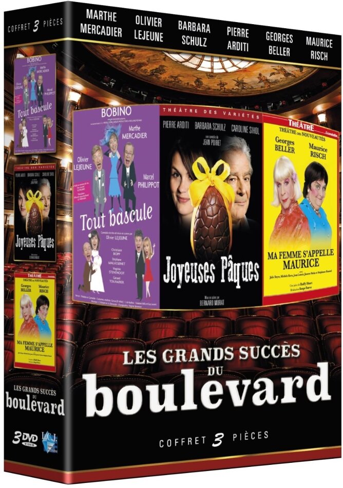 Les grands succés du Boulevard 3 DVDs