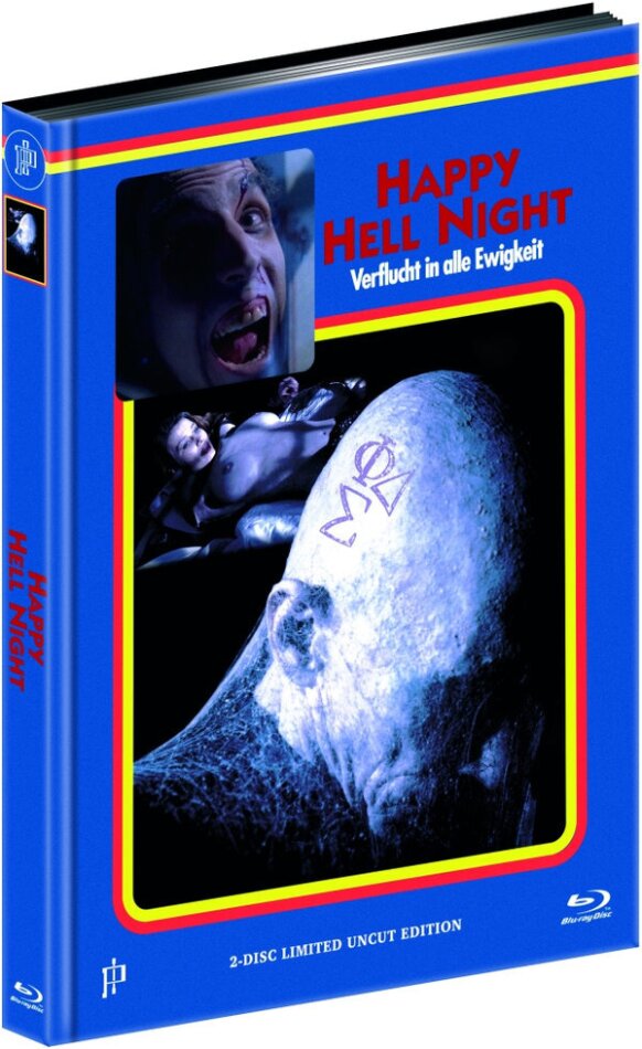 Happy Hell Night (1992) Cover E, Limited Uncut Edition, Mediabook, Blu-ray + DVD