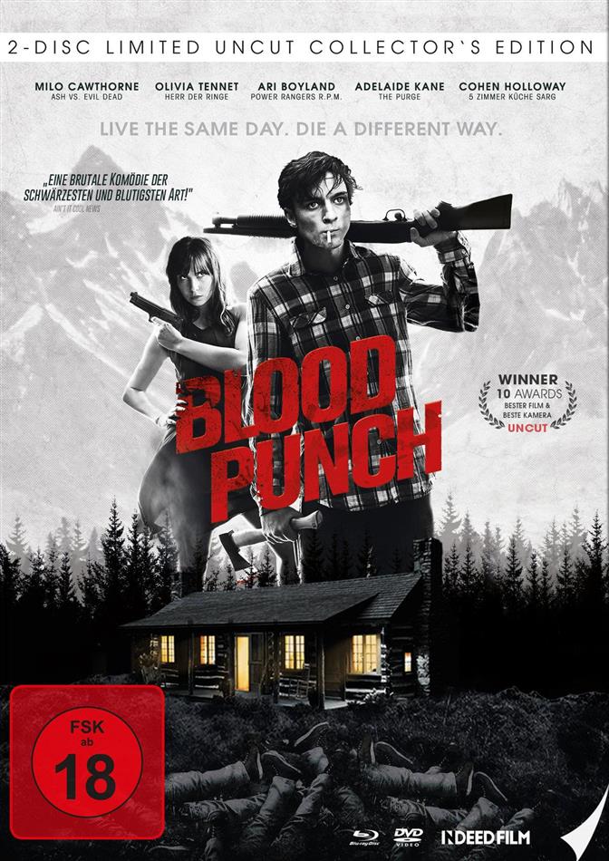 Blood Punch (2014) Collector's Edition, Limited Edition, Mediabook, Uncut, Blu-ray + DVD