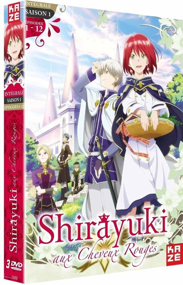 Shirayuki aux Cheveux Rouges - Intégrale Saison 1 3 DVD