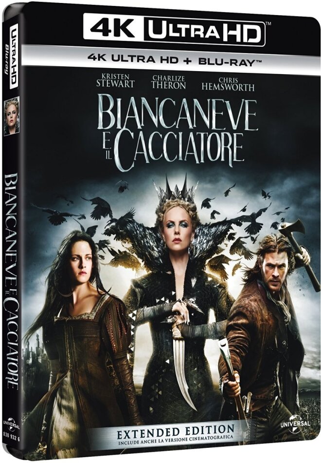 Biancaneve e il cacciatore (2012) Extended Edition, Cinema Version, 4K Ultra HD + Blu-ray