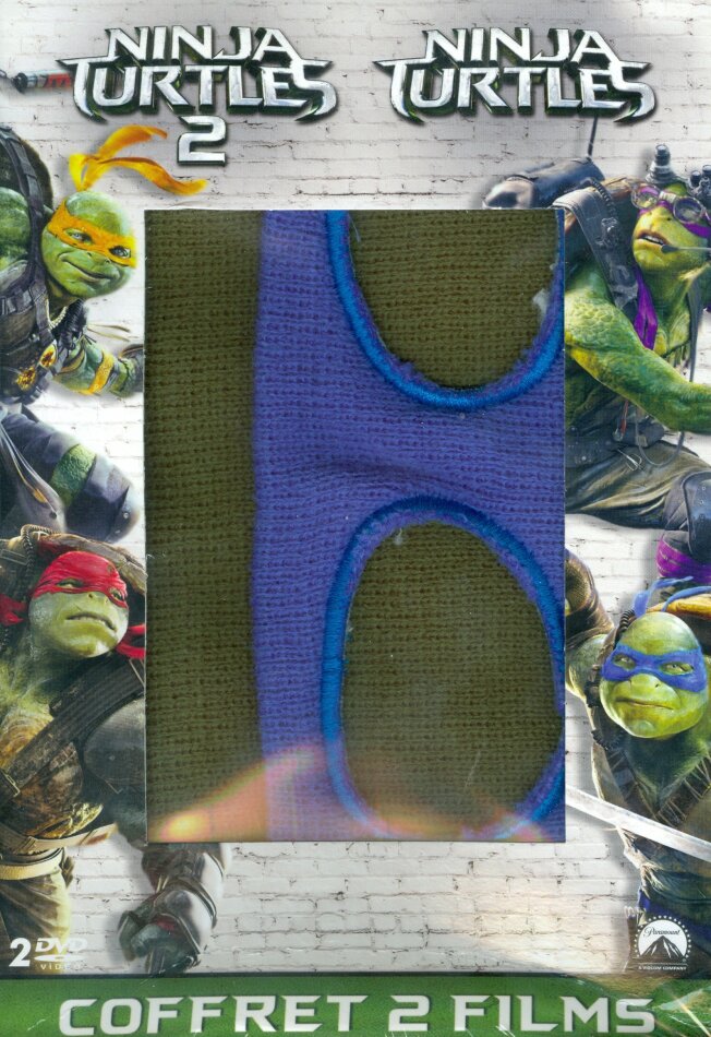 Ninja Turtles / Ninja Turtles 2 + Bonnet Tortue Ninja, Édition Limitée, 2 DVD