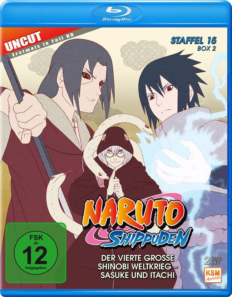Naruto Shippuden - Staffel 15 Box 2 Uncut, 2 Blu-rays