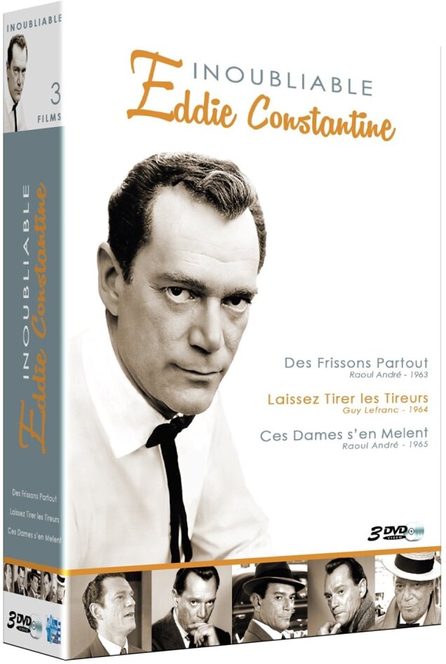 Inoubliable Eddie Constantine Box, s/w, 3 DVDs