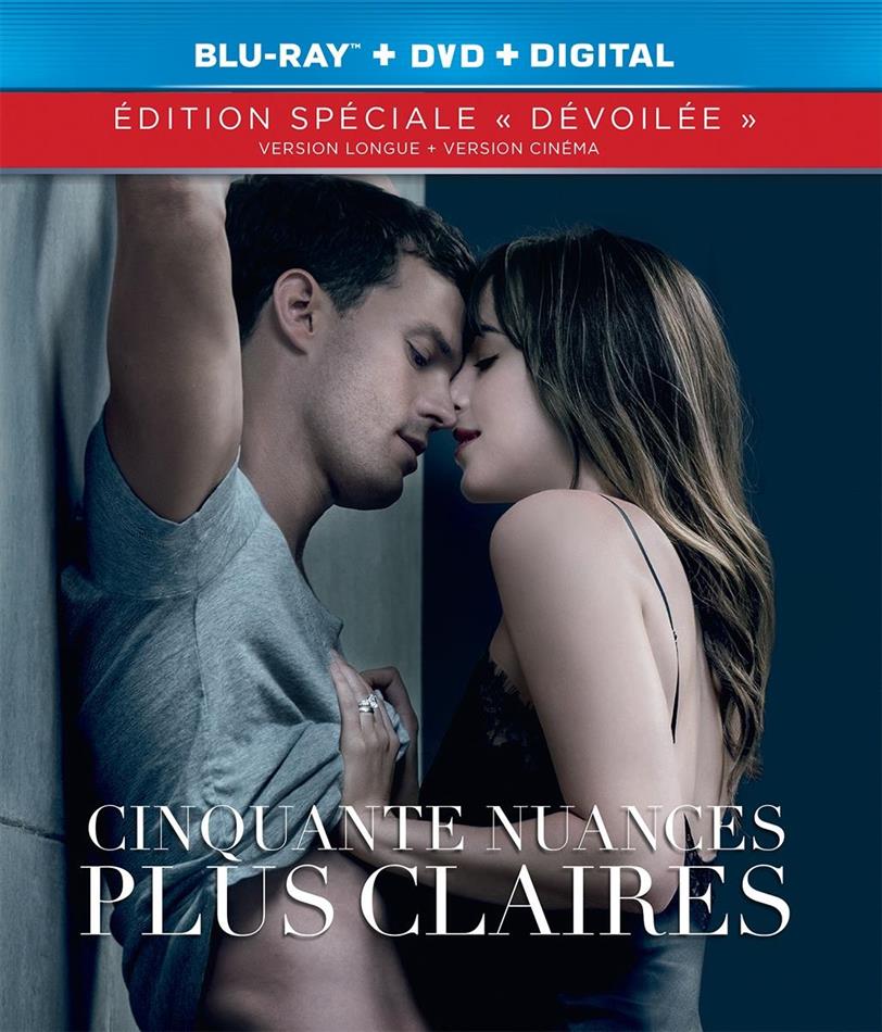 Cinquante nuances plus claires (2018) Edition Dévoilée, Version Cinéma, Version Longue, Blu-ray + DVD