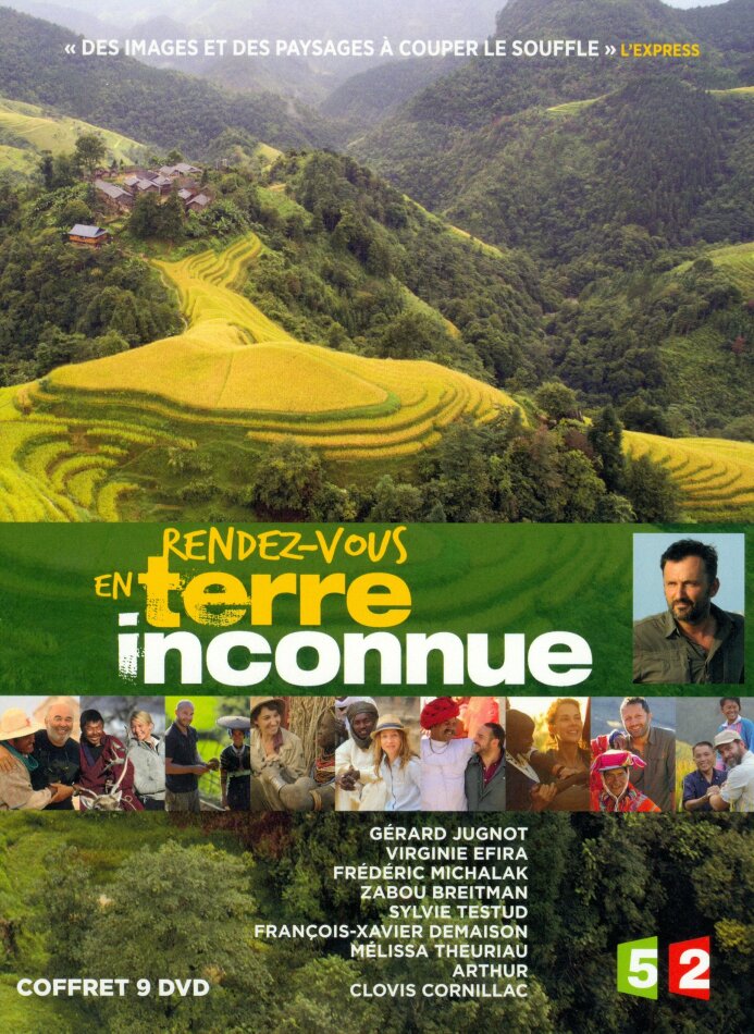 Rendez-vous en terre inconnue Coffret, 9 DVD