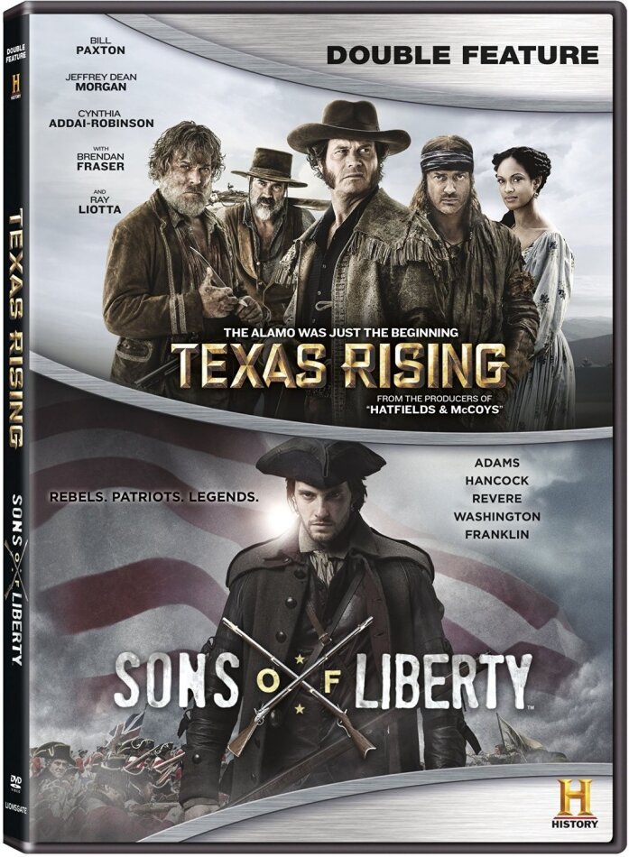 Texas Rising / Sons Of Liberty Double Feature, History Channel, DC Universe Original Movie Double Feature, 5 DVDs