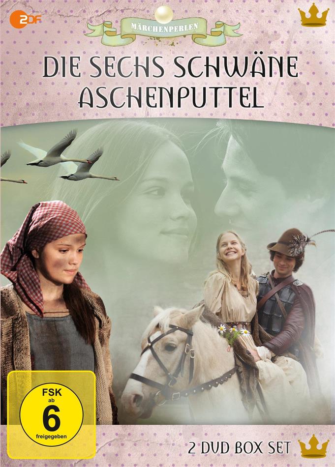 Die Sechs Schwäne / Aschenputtel Märchenperlen, 2 DVDs