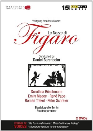 Staatskapelle Berlin, Daniel Barenboim & Ren&eacute; Pape - Mozart - Le nozze di Figaro (Arthaus Musik, 2 DVDs)