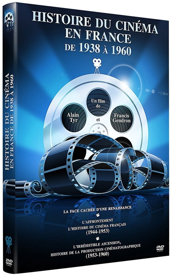 Histoire du cinéma en France de 1938 à 1960 s/w, 3 DVDs
