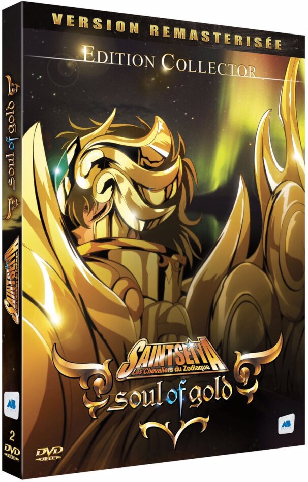 Saint Seiya - Les chevaliers du Zodiaque - Soul of Gold (2015) Remastered, 2 DVDs