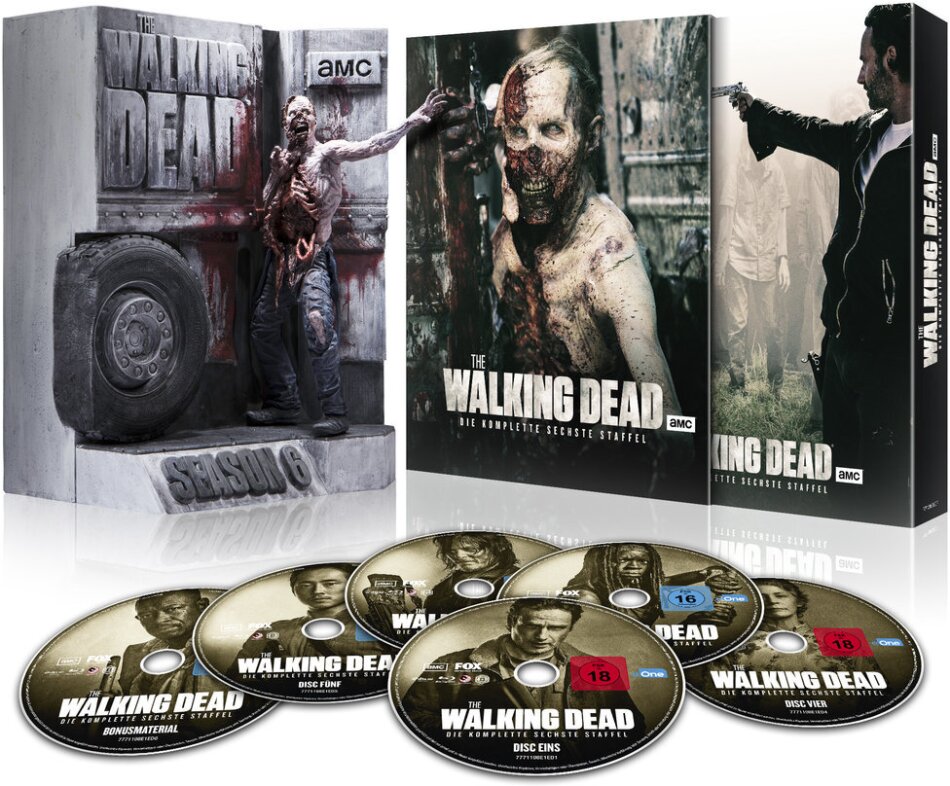 The Walking Dead - Staffel 6 Limitierte Truck Walker Edition, Ultimate Edition, Uncut, 6 Blu-rays