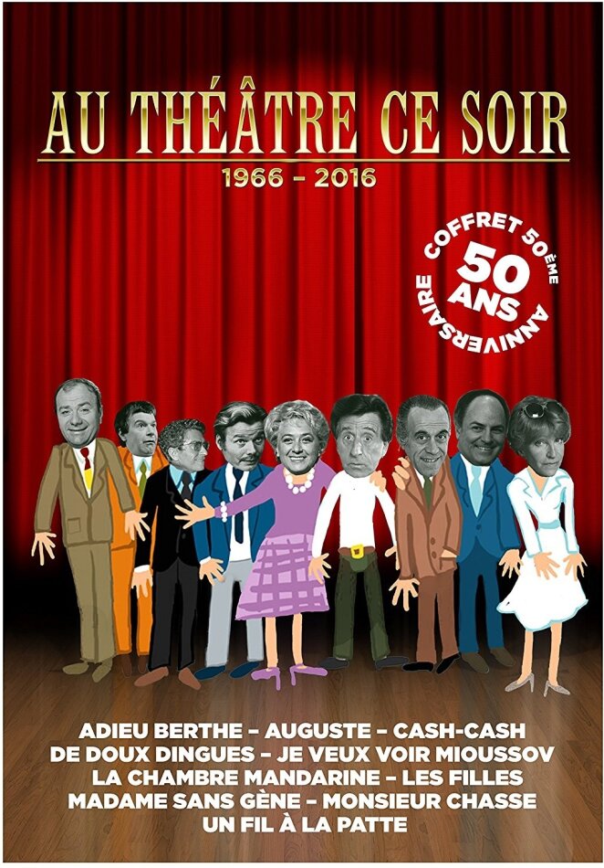 Au théâtre ce soir - 1966-2016 10 DVDs