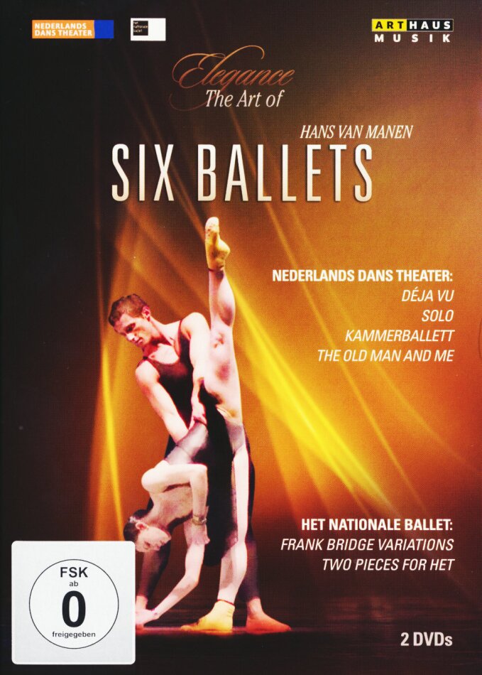 Nederlands Dans Theater, Het Nationale Ballet & Hans Van Manen - Six Ballets Elegance, Arthaus Musik, 2 DVDs