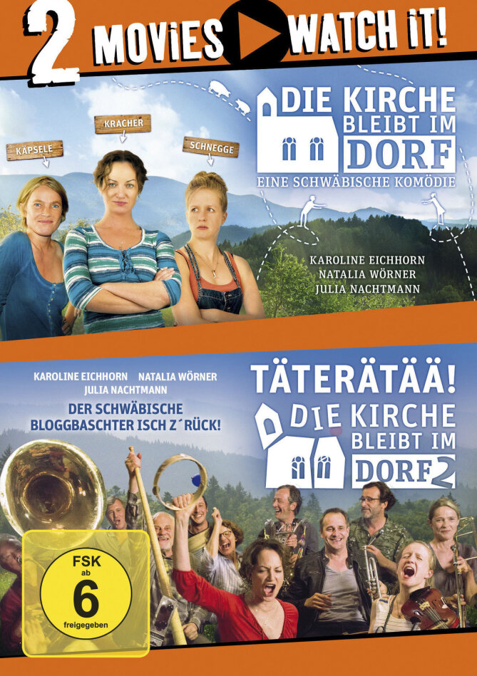 Die Kirche bleibt im Dorf / Täterätää! - Die Kirche bleibt im Dorf 2 2 DVDs