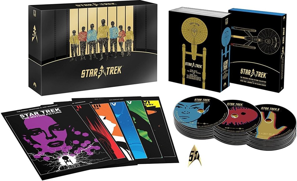 Star Trek - Collection Complète Films & Séries TV Édition Limitée 50ème Anniversaire, 30 Blu-ray
