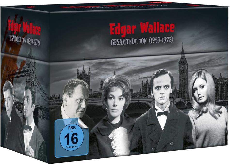 Edgar Wallace - Gesamtedition (1959-1972) 33 DVDs