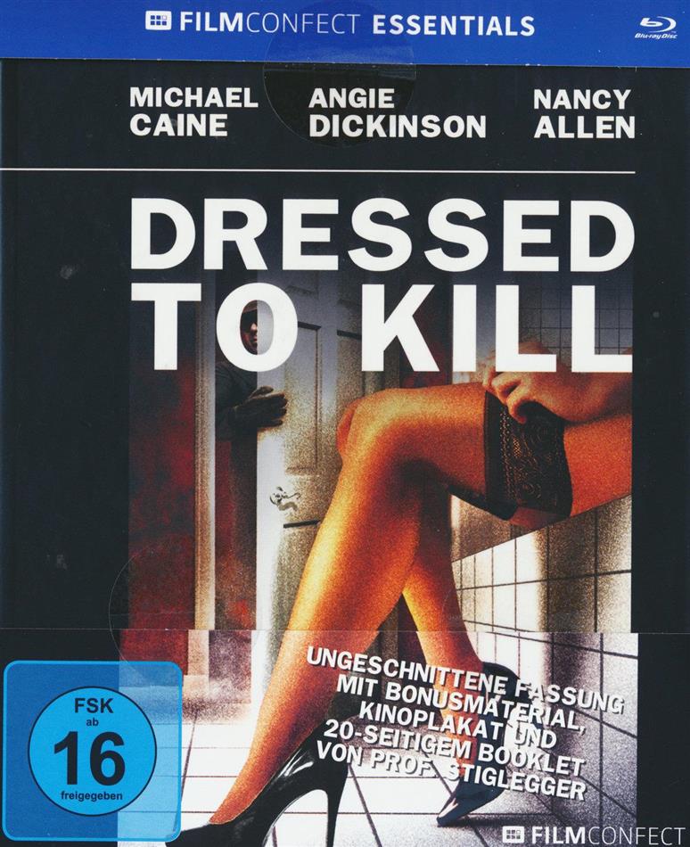 Dressed to kill (1980) Filmconfect Essentials, Mediabook, Uncut
