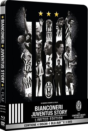Bianconeri - Juventus Story (2016) (Limited Steelbook, Blu-ray + 3 DVD)