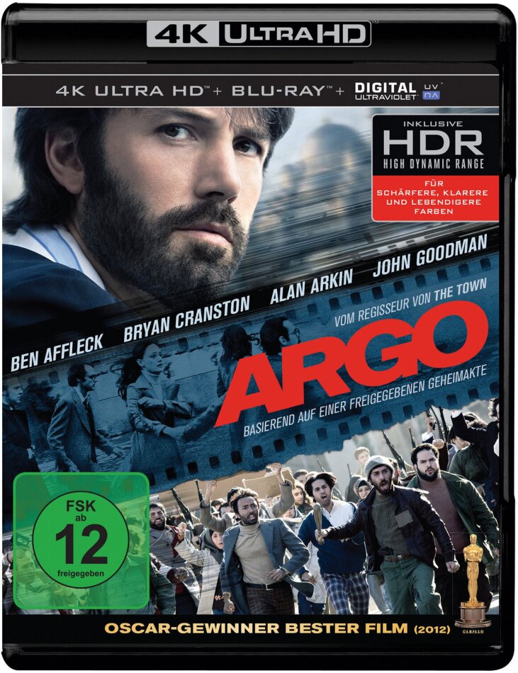 Argo (2012) Extended Cut, Kinoversion, 4K Ultra HD + Blu-ray