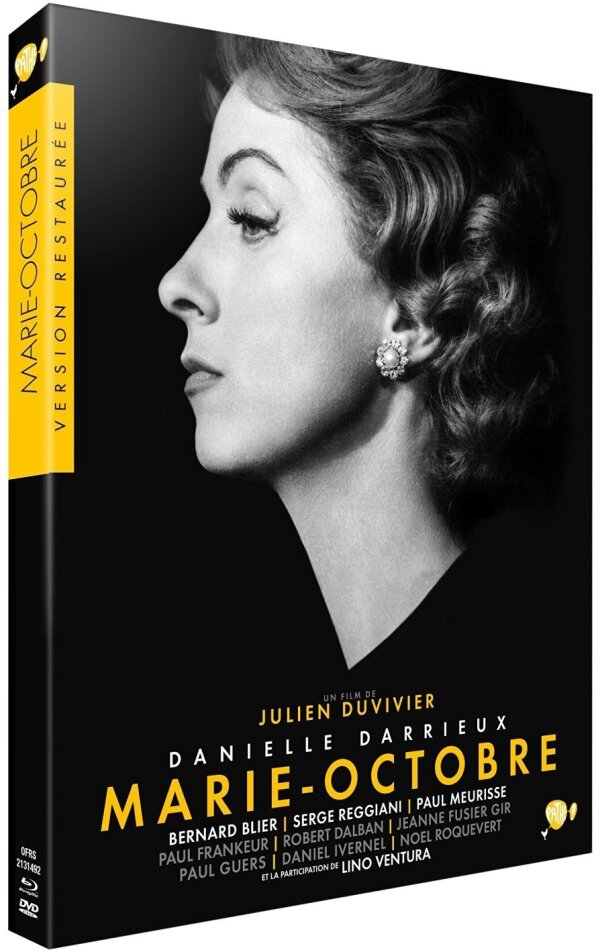 Marie-Octobre (1959) Collection Version restaurée par Pathé, s/w, Blu-ray + DVD